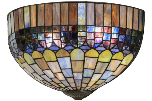 Tiffany Candice Two Light Wall Sconce in Craftsman Brown (57|157565)
