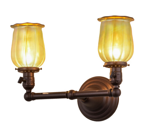 Revival Two Light Wall Sconce in Mahogany Bronze (57|157498)