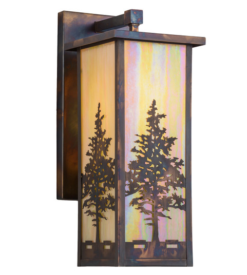 Hyde Park One Light Wall Sconce in Craftsman Brown On Brass (57|157388)