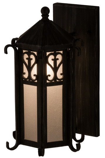 Caprice One Light Wall Sconce in Black Metal,Antique (57|157313)
