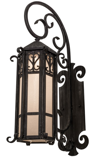 Caprice One Light Wall Sconce in Black Metal (57|157311)