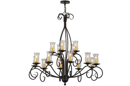 Sienna 15 Light Chandelier in Textured Black (57|156193) Sienna 15 Light Chandelier in Textured Black (57|156193)