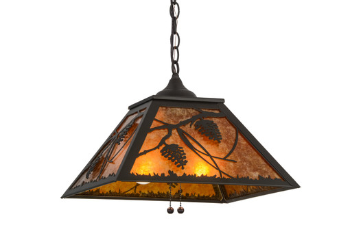 Whispering Pines Two Light Pendant in Oil Rubbed Bronze (57|155142)