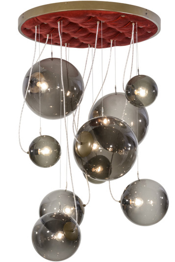 Bola Nine Light Pendant in Brown Metallic (57|154828)