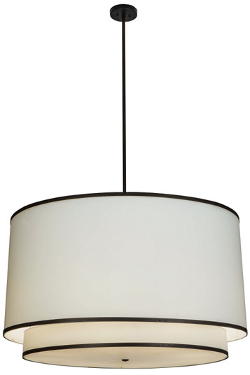 Cilindro Eight Light Pendant in Black (57|153491)