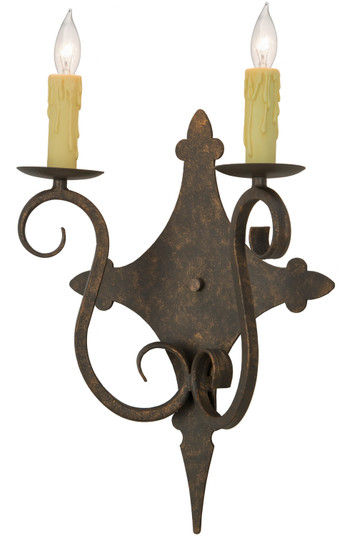 Angelique Two Light Wall Sconce in Gilded Tobacco (57|153385)