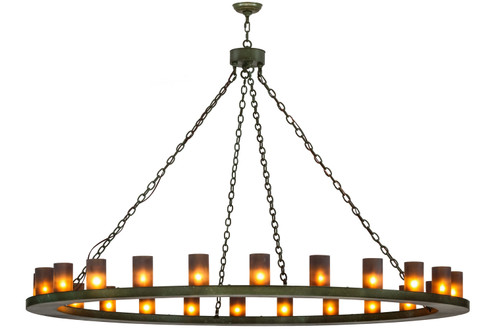 Loxley 24 Light Chandelier in Tarnished Copper (57|152584)