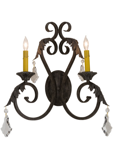 Josephine Two Light Wall Sconce in Antique Iron Gate (57|151650)