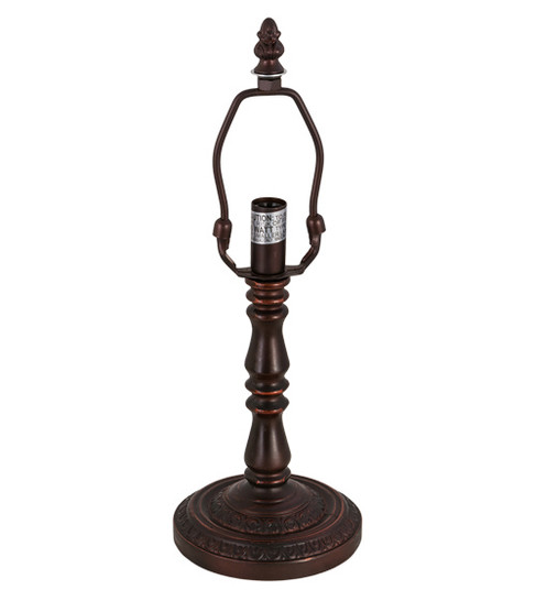 Table Base One Light Table Base in Mahogany Bronze (57|15164)