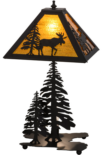 Lone Moose Two Light Table Lamp in Oil Rubbed Bronze Oil Rubbed Bronze (57|151431)