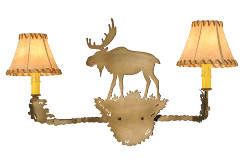 Lone Moose Two Light Vanity in Antique Copper (57|151163)