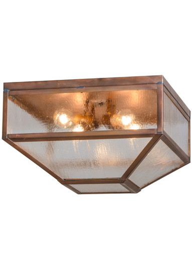 Mission Four Light Flushmount in Raw Copper (57|151091)