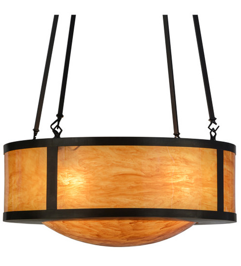 Pomona Four Light Pendant in Craftsman Brown (57|150990)