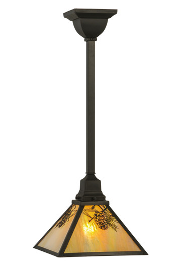 Winter Pine One Light Mini Pendant in Craftsman Brown Craftsman Brown (57|150824)
