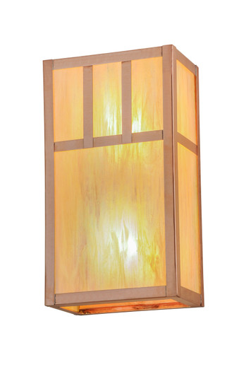 Double Bar Mission Two Light Wall Sconce in Natural Copper (57|150576)