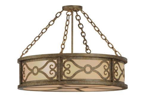 Donya Four Light Semi-Flushmount in Corinth (57|149652)