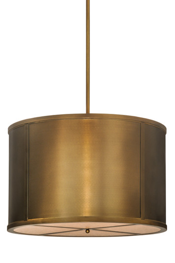 Drum Eight Light Pendant in Antique Copper (57|148673)
