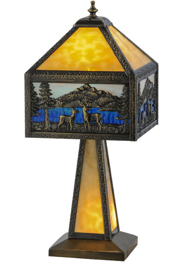 Deer Lodge Two Light Table Lamp in Hi-Lited Craftsman BrownHighlighted Craftsman Brown (57|148132)
