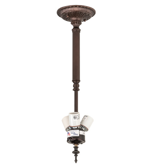 Inverted Pendant Hardware Three Light Pendant Hardware in Mahogany Bronze (57|14800)