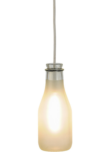 Milk Bottle One Light Mini Pendant in White (57|147520)