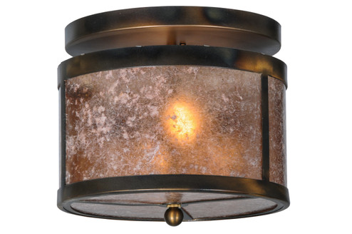 Smythe Craftsman Two Light Flushmount in Dark Burnished Antique Copper (57|147377)