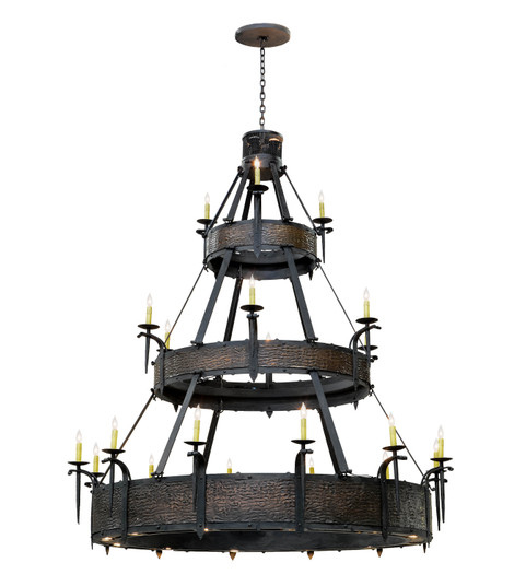Costello 37 Light Chandelier in Costello Black (57|147097)