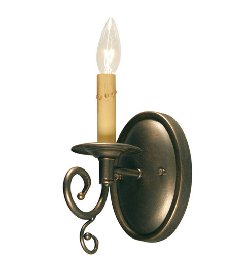Melodie One Light Wall Sconce in Dark Smoke (57|146374)