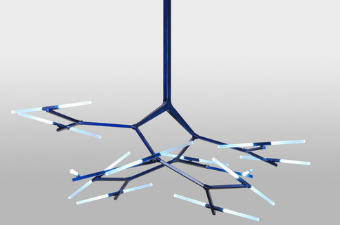 Neutron 24 Light Chandelier in Blue (57|145725)