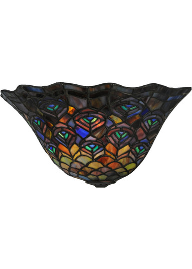 Peacock Feather Wall Sconce in Green/Blue Pbag Purple/Blue Lt Blue Aqua/Green (57|144898)