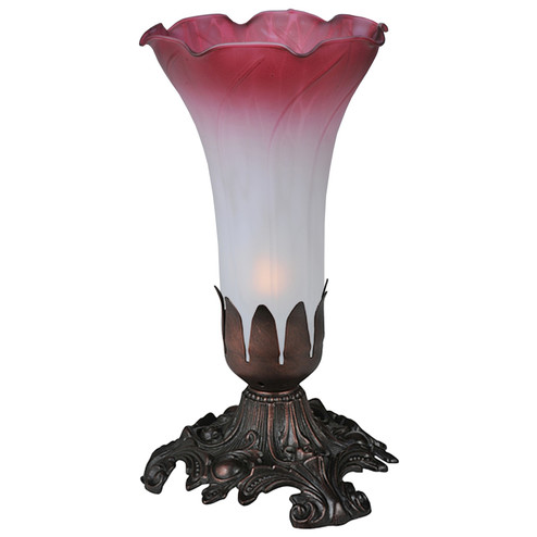 Pink/White Candle in Mahogany Bronze (57|14468)