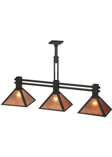 Soffe Three Light Island Pendant in Dark Roast (57|144250)