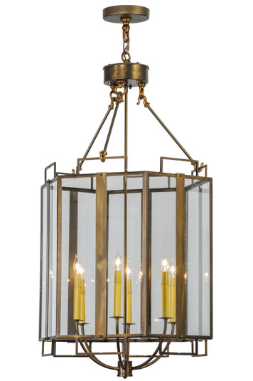 Abbey Six Light Pendant in Antique Copper (57|143910)
