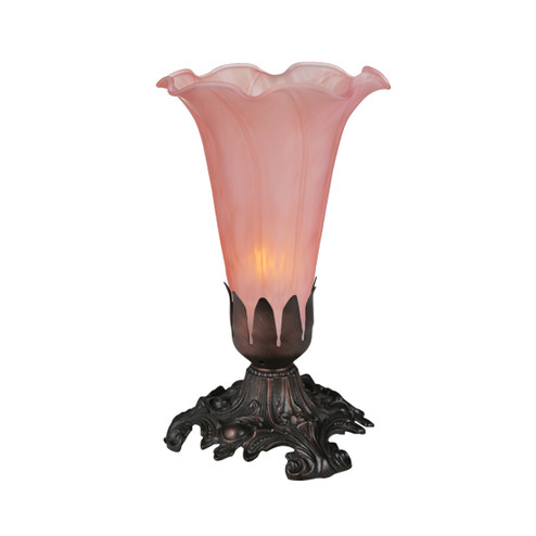 Pink One Light Accent Lamp in Oil Rubbed Bronze (57|14375)