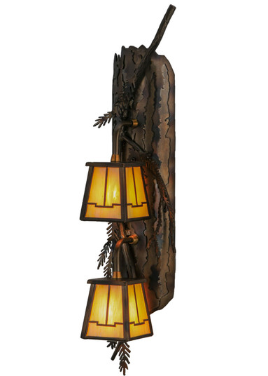 Pine Branch Two Light Wall Sconce in Antique Copper (57|143666)