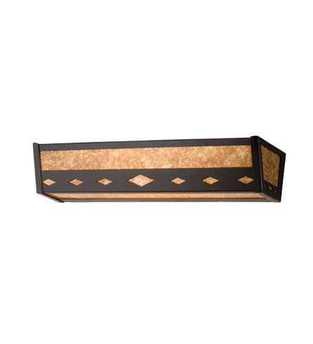 Diamond Trim Four Light Vanity in Black (57|14247)