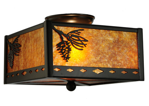 Balsam Pine Two Light Flushmount in Timeless Bronze (57|142265)