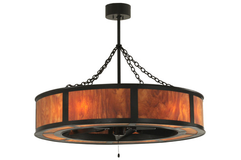 Smythe Craftsman Eight Light Chandel-Air in Timeless Bronze (57|141870)