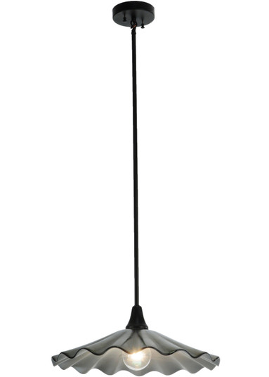 Metro Fusion One Light Pendant in Black Metal (57|141707)