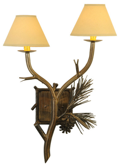 Lone Pine Two Light Wall Sconce in Antique Copper (57|141316)