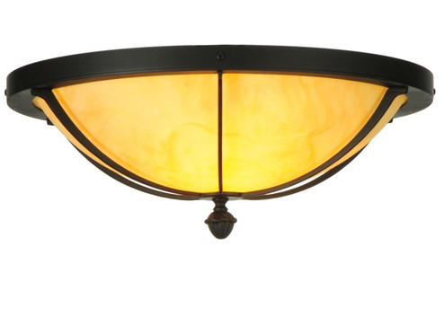 Dominga Two Light Flushmount in Blackwash (57|140926)