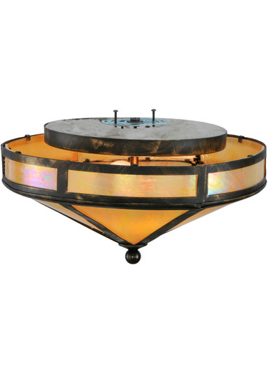 Craftsman Two Light Flushmount in Antique Black (57|140867)