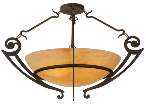 Ceres Six Light Inverted Pendant in Gilded Tobacco (57|140733)