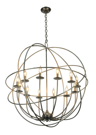 Atom Enerjisi 12 Light Chandelier in Pewter (57|139969)