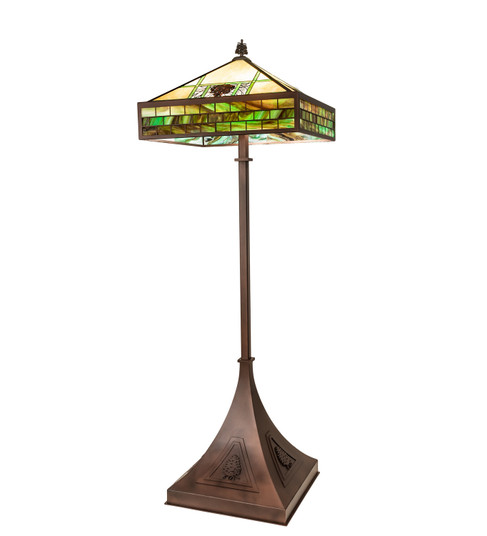 Pinecone Ridge Four Light Floor Lamp in Mahogany Bronze (57|139674)