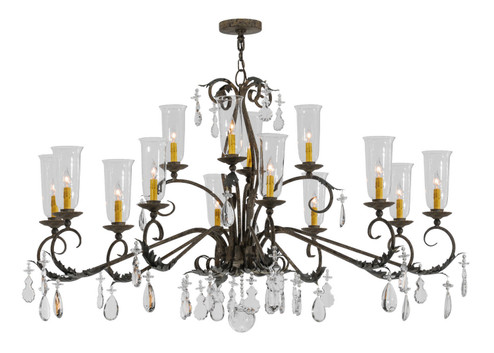 Windsor 14 Light Chandelier in French Bronze (57|138846)
