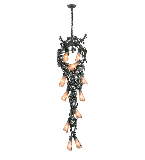 Vinca Vine 12 Light Pendant in Antique Iron Gate (57|138480)