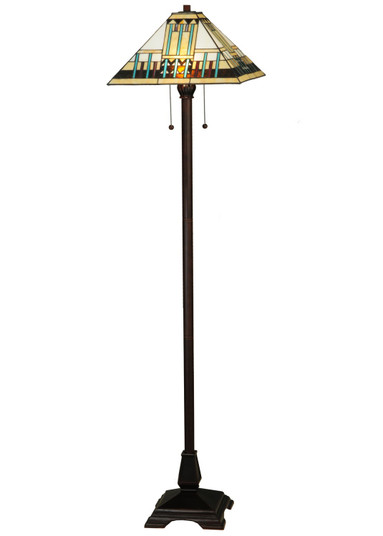 Prairie Peaks Two Light Floor Lamp in Mahogany Bronze (57|138129)