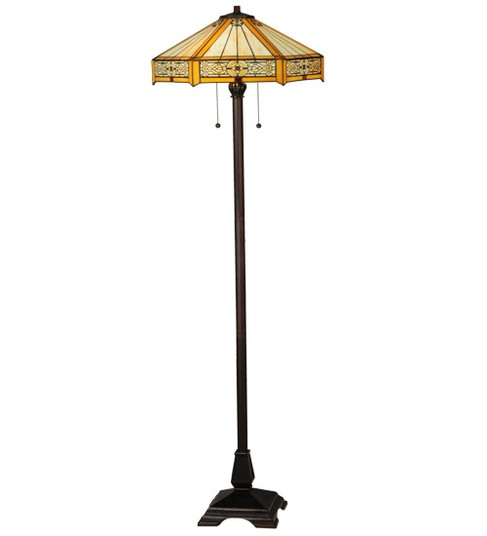 Peaches Two Light Floor Lamp in Mahogany Bronze (57|138114)