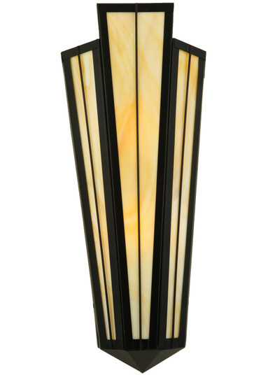 Brum Two Light Wall Sconce in Textured Black (57|135522)