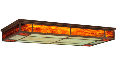 Blaze Three Light Flushmount in Antique Rust (57|134184)